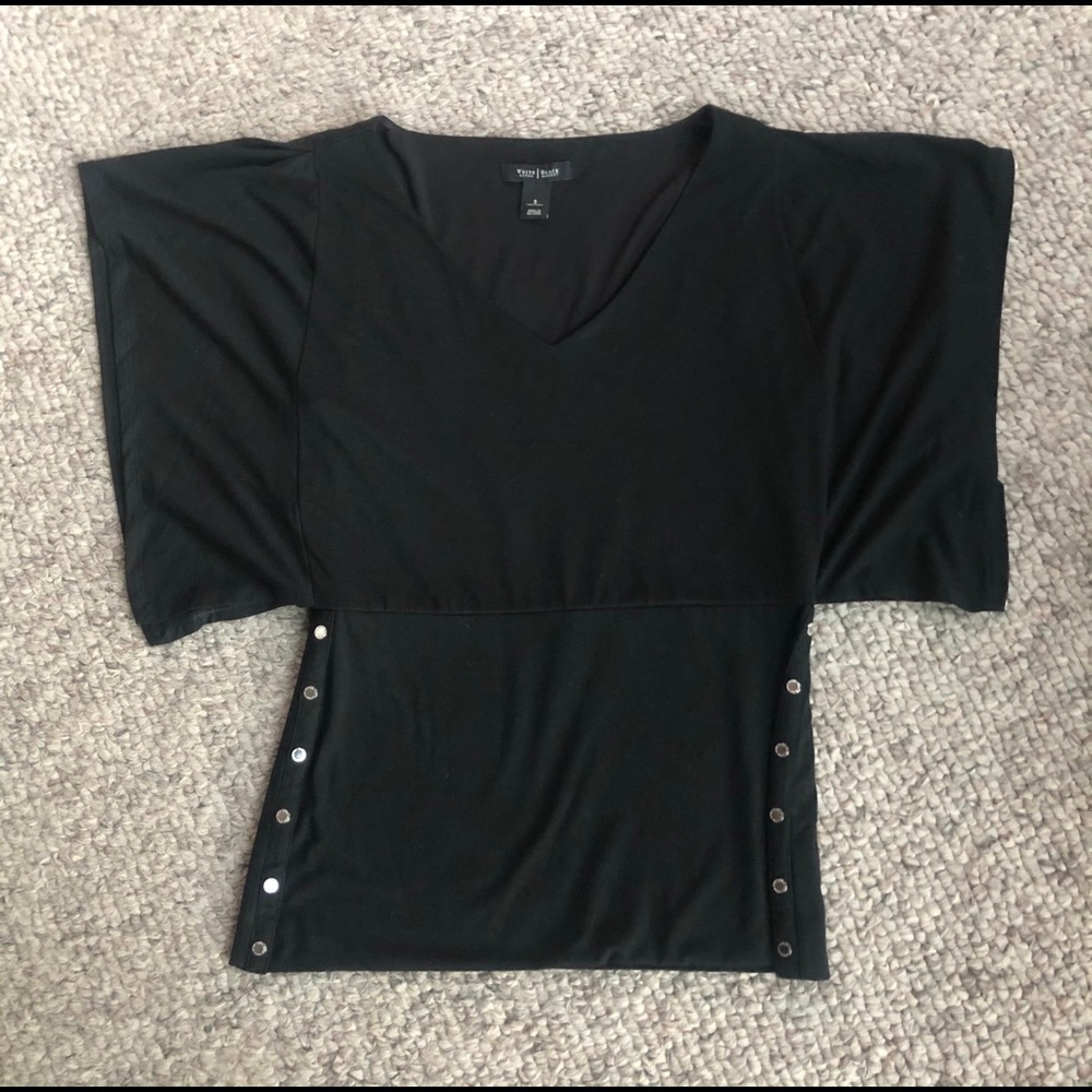 Short Flutter Sleeve Top